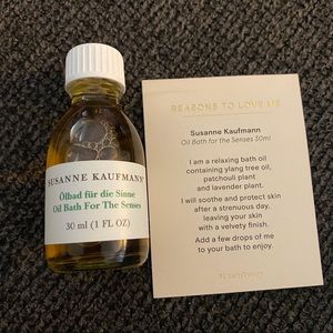 Susanne Kaufman’s Oil Bath for the Senses 30ml